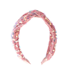 Isadora Sequin Velvet Headband