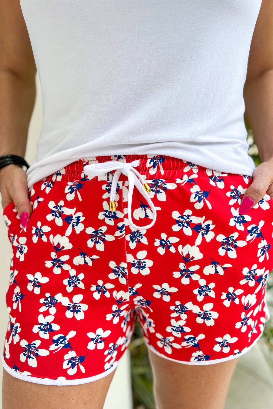 Rebel floral everyday shorts