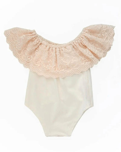 Kenzie lace flutter leo vanilla cream