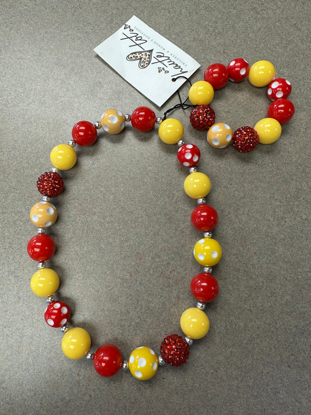 Chiefs Bracelet and Necklace