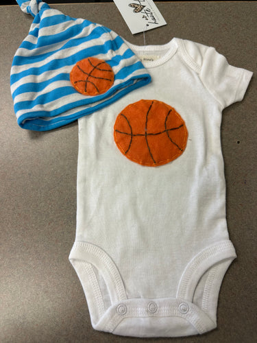 Basketball Onesie With Hat