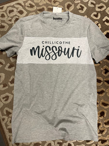 Chillicothe MO color block tee